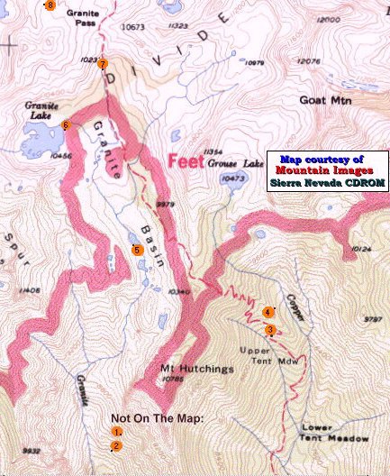 Granite Basin Map