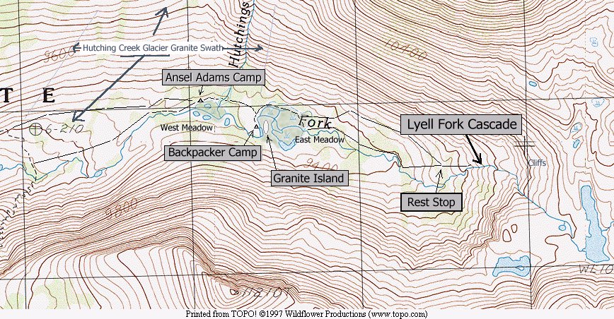 Lyell Fork Canyon