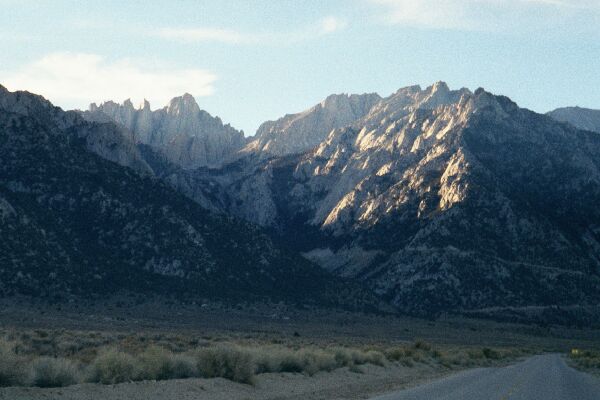 Mt. Whitney, December 25th, 1999.